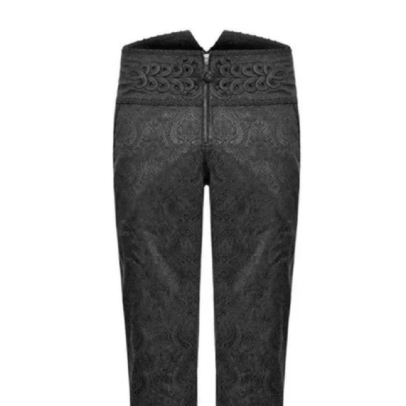 Dark Rock Gothic Clothing NWT Men’s Apocrypha Trousers Pant 36 Steampunk Brocade - Picture 5 of 16